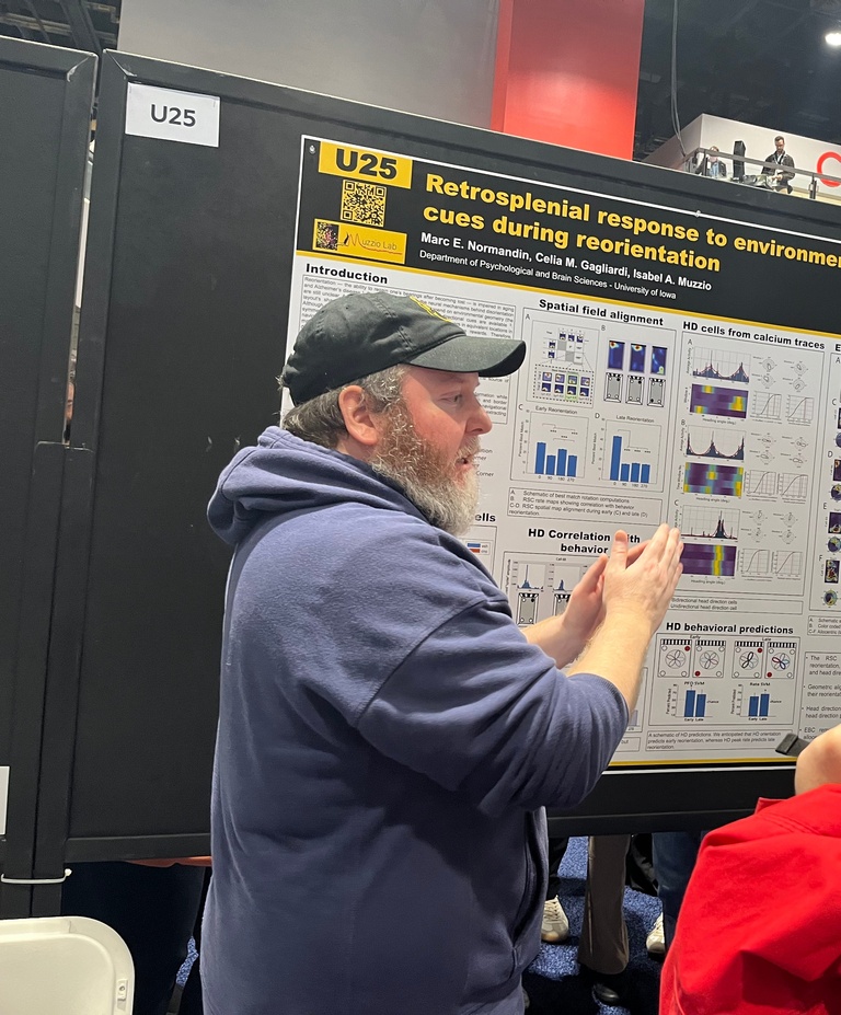 Marc Normandin at SFN 2024 (Chicago)