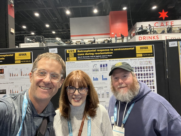Nathaniel Kinsky with Isabel and Marc.